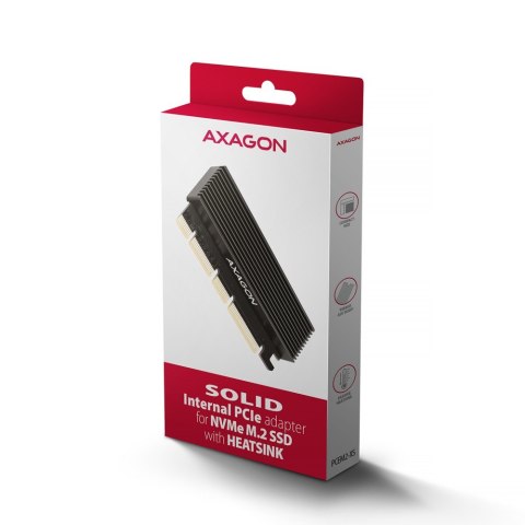 PCEM2-XS Adapter wewnętrzny PCIe x16, M.2 NVMe, chłodnica PCEM2-XS Adapter wewnętrzny PCIe x16, M.2 NVMe, chłodnica