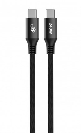 Kabel USB C - USB C 1m 240W czarny