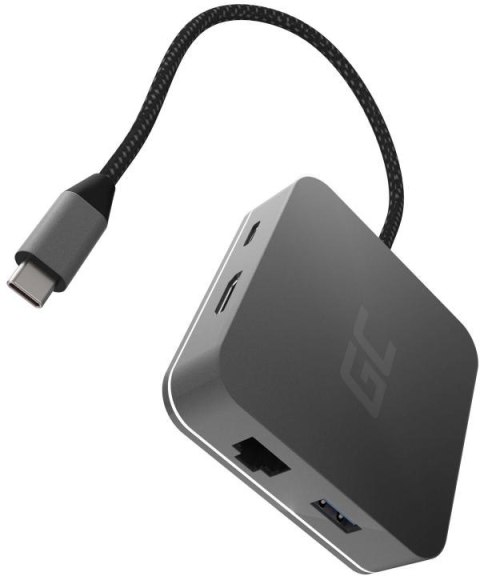 Hub USB 6w1 Green Cell USB-C AK61 Hub USB 6w1 Green Cell USB-C AK61