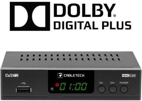 Tuner DVB-T2 H.265 HEVC Cabletech Tuner DVB-T2 H.265 HEVC Cabletech