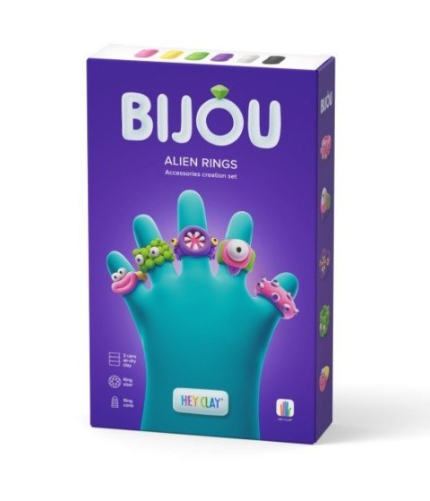 Masa Plastyczna Hey Clay Bijou Alien Rings Masa Plastyczna Hey Clay Bijou Alien Rings