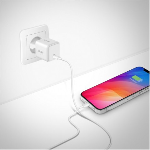 Ładowarka sieciowa USB C 20W 3A Power Delivery 3.0 QC 3.0 Biała Ładowarka sieciowa USB C 20W 3A Power Delivery 3.0 QC 3.0 Biała
