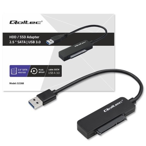 Adapter SATA | Przejściówka na dysk SSD HDD 2.5" | USB 3.0 | Super speed 5Gb/s | 2TB Adapter SATA | Przejściówka na dysk SSD HDD 2.5" | USB 3.0 | Super speed 5Gb/s | 2TB