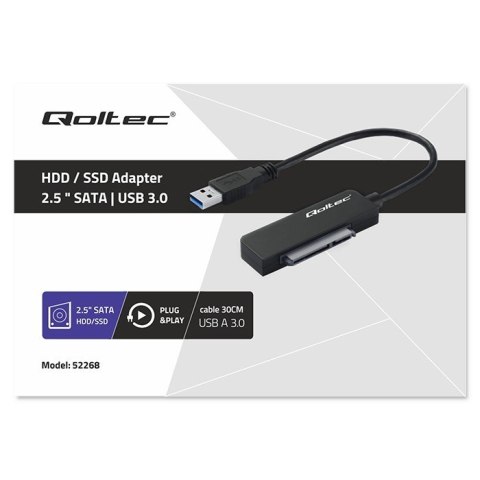 Adapter SATA | Przejściówka na dysk SSD HDD 2.5" | USB 3.0 | Super speed 5Gb/s | 2TB Adapter SATA | Przejściówka na dysk SSD HDD 2.5" | USB 3.0 | Super speed 5Gb/s | 2TB