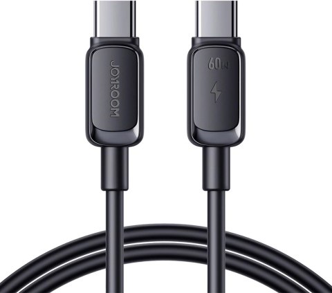 Kabel USB-C / USB-C Joyroom Fast Charging S-CC100A141B 120cm 60W 5A czarny Kabel USB-C / USB-C Joyroom Fast Charging S-CC100A141B 120cm 60W 5A czarny