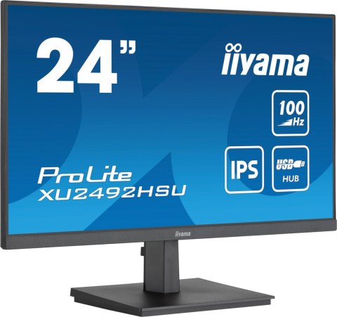 Monitor LED IIYAMA XU2492HSU-B6 24 cale Ultra Slim IPS USB Monitor LED IIYAMA XU2492HSU-B6 24 cale Ultra Slim IPS USB