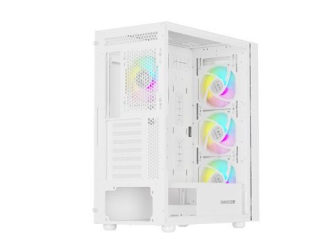 Obudowa Genesis Diaxid 605 ARGB MIDI TOWER USB-C Biała Obudowa Genesis Diaxid 605 ARGB MIDI TOWER USB-C Biała
