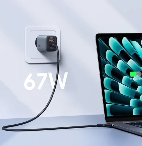 PA-B6U OmniaMix II GaN ładowarka sieciowa 3xUSB (2xUSB C + 1xUSB A) 67W QC PD AFC SCP PPS UFCS PA-B6U OmniaMix II GaN ładowarka sieciowa 3xUSB (2xUSB C + 1xUSB A) 67W QC PD AFC SCP PPS UFCS