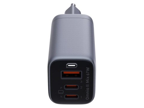 PA-B6U OmniaMix II GaN ładowarka sieciowa 3xUSB (2xUSB C + 1xUSB A) 67W QC PD AFC SCP PPS UFCS PA-B6U OmniaMix II GaN ładowarka sieciowa 3xUSB (2xUSB C + 1xUSB A) 67W QC PD AFC SCP PPS UFCS