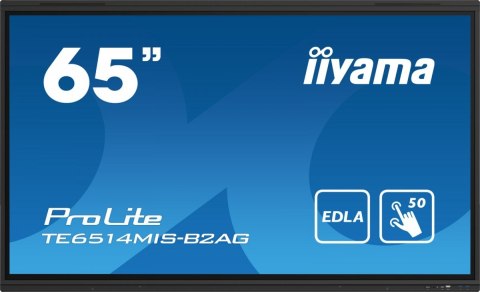 Monitor interaktywny 65 cali TE6514MIS-B2AG, INFRARED,50pkt,VA,4K, 7H,WiFi,MIC,USB, ANDROID 13, Google EDLA Monitor interaktywny 65 cali TE6514MIS-B2AG, INFRARED,50pkt,VA,4K, 7H,WiFi,MIC,USB, ANDROID 13, Google EDLA
