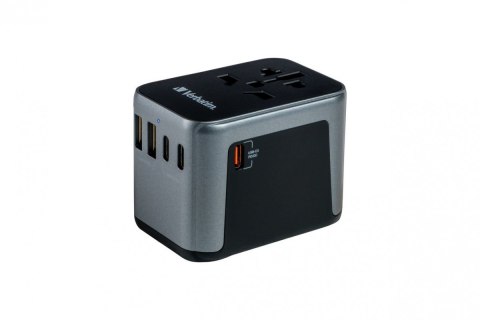 Adapter podróżny UTA-03 49545 180 krajów, ładowarka PD 30W, QC 3.0 3x USB-C , 2x USB-A Adapter podróżny UTA-03 49545 180 krajów, ładowarka PD 30W, QC 3.0 3x USB-C , 2x USB-A