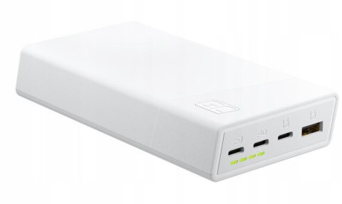 POWERBANK Green Cell PowerPlay20S 20000mAh PD 22,5W QC 3.0 3x USB-C BIAŁY POWERBANK Green Cell PowerPlay20S 20000mAh PD 22,5W QC 3.0 3x USB-C BIAŁY