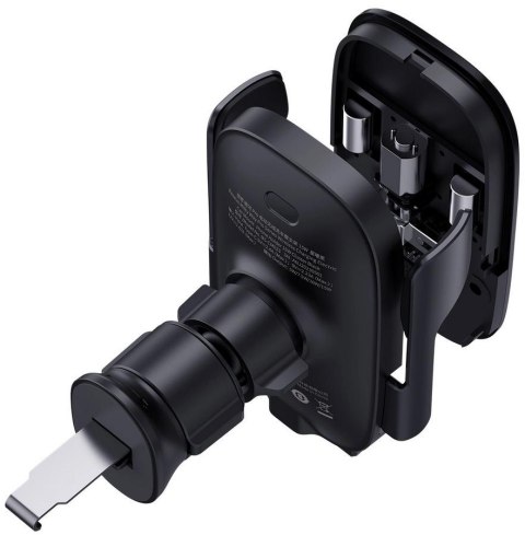 UCHWYT SAMOCHODOWY ŁADOWARKA INDUKCYJNA Baseus Milky Way Pro BS-CM023 Qi 15W NA KRATKĘ CZARNY UCHWYT SAMOCHODOWY ŁADOWARKA INDUKCYJNA Baseus Milky Way Pro BS-CM023 Qi 15W NA KRATKĘ CZARNY