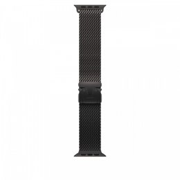 Bransoleta mediolańska z tytanu w kolorze czarnym do koperty 49 mm - rozmiar M