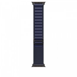 Opaska Alpine w kolorze granatu do koperty 49 mm - rozmiar M - elementy z tytanu w kolorze czarnym