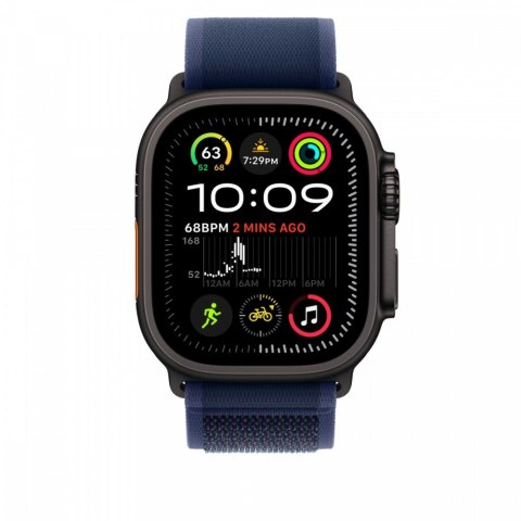 Opaska Trail w kolorze niebieskim do koperty 49 mm - rozmiar S/M - elementy z tytanu w kolorze czarnym Opaska Trail w kolorze niebieskim do koperty 49 mm - rozmiar S/M - elementy z tytanu w kolorze czarnym