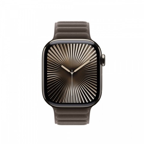 Pasek karbowany magnetyczny w kolorze szarobrązowym do koperty 42 mm - rozmiar S/M Pasek karbowany magnetyczny w kolorze szarobrązowym do koperty 42 mm - rozmiar S/M