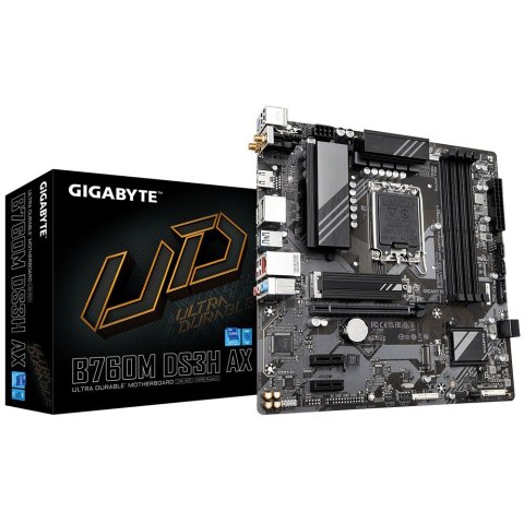 Płyta główna B760M DS3H AX s1700 4 DDR5 HDMI/DP/DSUB mATX Płyta główna B760M DS3H AX s1700 4 DDR5 HDMI/DP/DSUB mATX