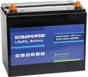 Akumulator LiFePO4 EUROPOWER serii LFP 25,6V 50Ah Bluetooth (Żywotność >2000 cykli)
