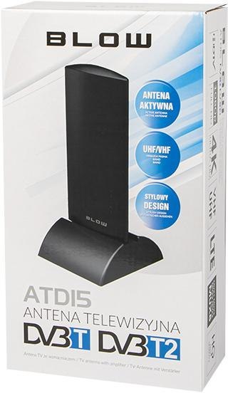 Antena DVB-T panelowa BLOW ATD15 aktywna wewnętrzna Antena DVB-T panelowa BLOW ATD15 aktywna wewnętrzna