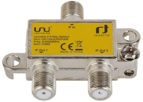 ROZGAŁĘŹNIK INVERTO 1/2 5-2400 MHz ref. 5389 ROZGAŁĘŹNIK INVERTO 1/2 5-2400 MHz ref. 5389