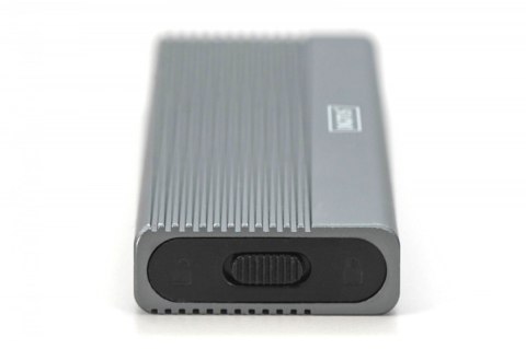 Obudowa USB 3.1 Typ C na dysk SSD M.2 NVMe 10 Gbps + SATA 6 Gbps aluminiowa, beznarzędziowa Obudowa USB 3.1 Typ C na dysk SSD M.2 NVMe 10 Gbps + SATA 6 Gbps aluminiowa, beznarzędziowa