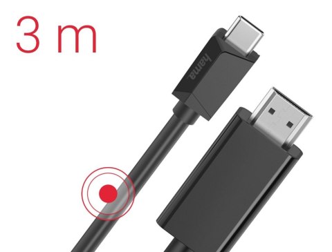 Kabel USB-C HDMI 4k 3m Kabel USB-C HDMI 4k 3m