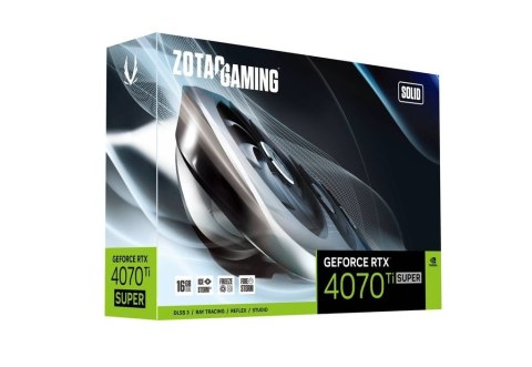 Karta graficzna GeFroce RTX 4070 Ti SUPER SOLID 16GB GDDR6X 256bit Karta graficzna GeFroce RTX 4070 Ti SUPER SOLID 16GB GDDR6X 256bit