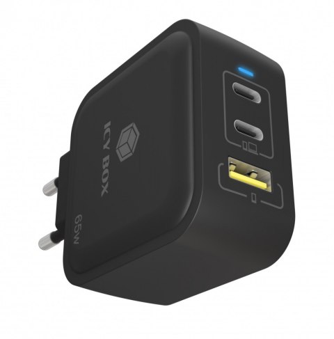 Ładowarka IB-PS1030-PD 65 WATT, 2x TYPE-C, 1x Type-A Ładowarka IB-PS1030-PD 65 WATT, 2x TYPE-C, 1x Type-A