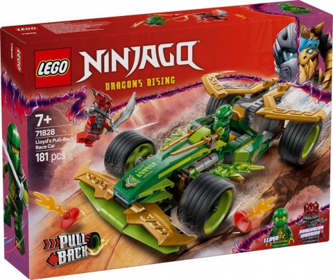 Klocki Ninjago 71828 Samochód wyścigowy Lloyda z napędem typu pull-back Klocki Ninjago 71828 Samochód wyścigowy Lloyda z napędem typu pull-back