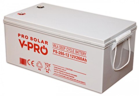 AKUMULATOR VOLT POLSKA DEEP CYCLE VPRO SOLAR 12V 260AH VRLA BEZOBSŁUGOWY AKUMULATOR VOLT POLSKA DEEP CYCLE VPRO SOLAR 12V 260AH VRLA BEZOBSŁUGOWY