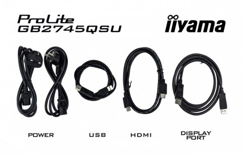 Monitor 27 cali GB2745QSU-B2,IPS,QHD,100Hz,1ms,2xUSB,300cd Monitor 27 cali GB2745QSU-B2,IPS,QHD,100Hz,1ms,2xUSB,300cd