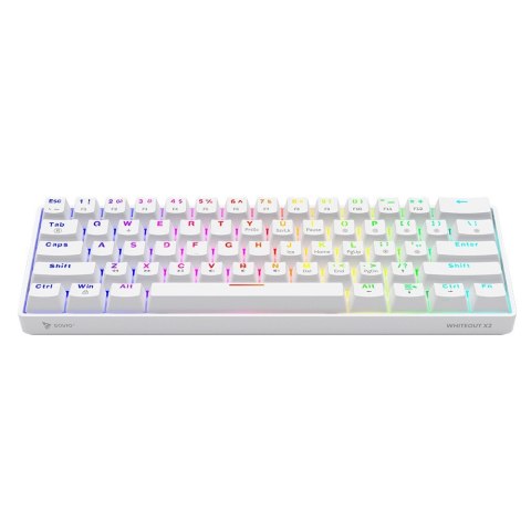 Klawiatura mechaniczna WHITEOUT X2 OUTEMU Peach Silent, Hot Swap Klawiatura mechaniczna WHITEOUT X2 OUTEMU Peach Silent, Hot Swap
