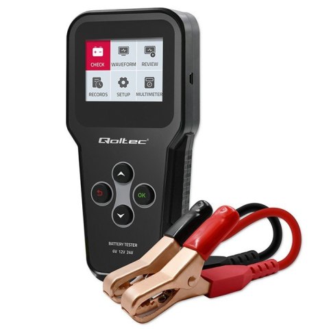 Cyfrowy tester akumulatora 3w1 z LCD | 6V | 12V | 24V | 30Ah- 200Ah Cyfrowy tester akumulatora 3w1 z LCD | 6V | 12V | 24V | 30Ah- 200Ah