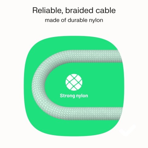 Kabel USB-C-USB-C PowerStream 100W oplot 1,2m czarny Kabel USB-C-USB-C PowerStream 100W oplot 1,2m czarny