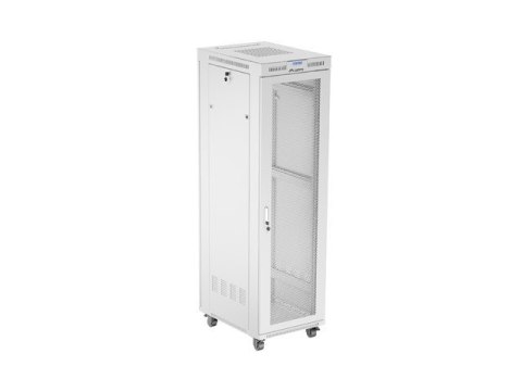 Szafa instalacyjna rack stojąca 19 cali 42U 600x800 drzwi perforowane LCD szara (Flat pack) Szafa instalacyjna rack stojąca 19 cali 42U 600x800 drzwi perforowane LCD szara (Flat pack)