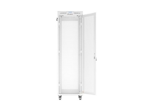 Szafa instalacyjna rack stojąca 19 cali 42U 600x800 drzwi perforowane LCD szara (Flat pack) Szafa instalacyjna rack stojąca 19 cali 42U 600x800 drzwi perforowane LCD szara (Flat pack)