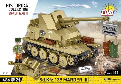 Klocki Sd.Kfz. Marder III 486 klocków Klocki Sd.Kfz. Marder III 486 klocków