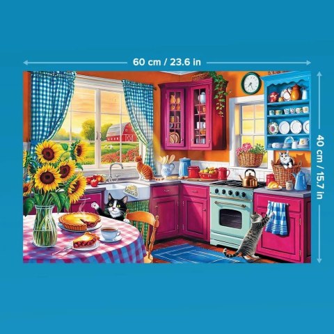 Puzzle 300 elementów EasyPiece Poranek w kuchni; dla seniora Puzzle 300 elementów EasyPiece Poranek w kuchni; dla seniora
