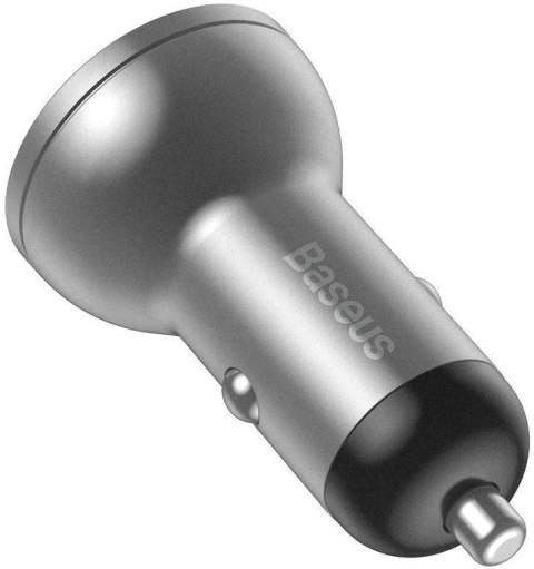 ŁADOWARKA SAMOCHODOWA Baseus Digital Display CCBX-0S 24W 4.8A 2x USB-A SZARA ŁADOWARKA SAMOCHODOWA Baseus Digital Display CCBX-0S 24W 4.8A 2x USB-A SZARA