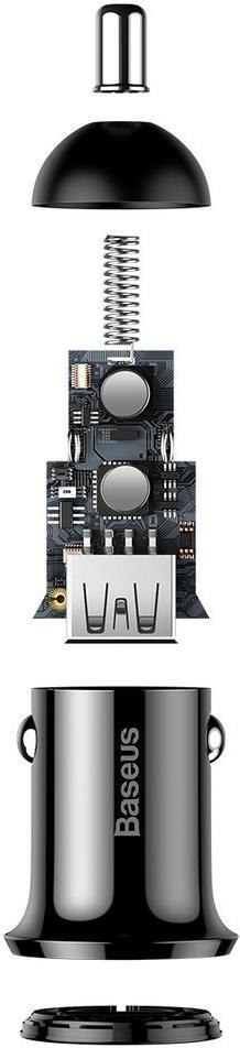 ŁADOWARKA SAMOCHODOWA Baseus Grain Pro CCALLP-01 24W 4.8A 2x USB-A ŁADOWARKA SAMOCHODOWA Baseus Grain Pro CCALLP-01 24W 4.8A 2x USB-A