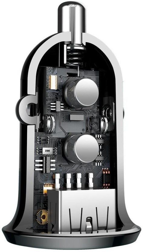 ŁADOWARKA SAMOCHODOWA Baseus Grain Pro CCALLP-01 24W 4.8A 2x USB-A ŁADOWARKA SAMOCHODOWA Baseus Grain Pro CCALLP-01 24W 4.8A 2x USB-A