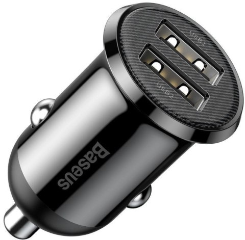 ŁADOWARKA SAMOCHODOWA Baseus Grain Pro CCALLP-01 24W 4.8A 2x USB-A ŁADOWARKA SAMOCHODOWA Baseus Grain Pro CCALLP-01 24W 4.8A 2x USB-A