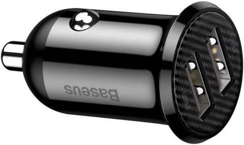 ŁADOWARKA SAMOCHODOWA Baseus Grain Pro CCALLP-01 24W 4.8A 2x USB-A ŁADOWARKA SAMOCHODOWA Baseus Grain Pro CCALLP-01 24W 4.8A 2x USB-A