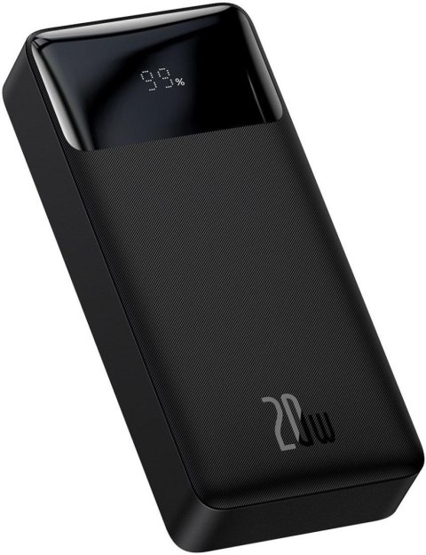 Powerbank Baseus Bipow Digital Display PPBD050501 20000mAh 20W PD QC 3.0 2x USB-A 1x USB-C + KABEL Powerbank Baseus Bipow Digital Display PPBD050501 20000mAh 20W PD QC 3.0 2x USB-A 1x USB-C + KABEL