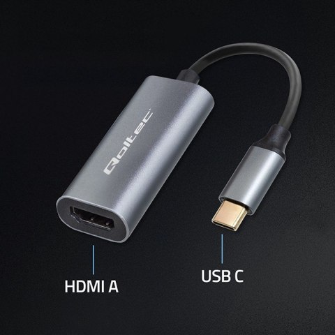 Adapter aluminiowa przejściówka USB-C na HDMI 4K | 60Hz | 32AWG Adapter aluminiowa przejściówka USB-C na HDMI 4K | 60Hz | 32AWG