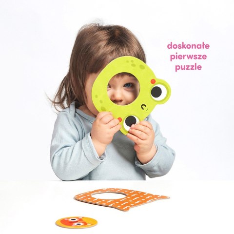 Układanka Moje puzzle z dziurką - Zwierzątka Układanka Moje puzzle z dziurką - Zwierzątka