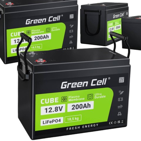 AKUMULATOR LITOWO-ŻELAZOWO-FOSFORANOWY LiFePO4 Green Cell 12.8V 200Ah CAV04S AKUMULATOR LITOWO-ŻELAZOWO-FOSFORANOWY LiFePO4 Green Cell 12.8V 200Ah CAV04S