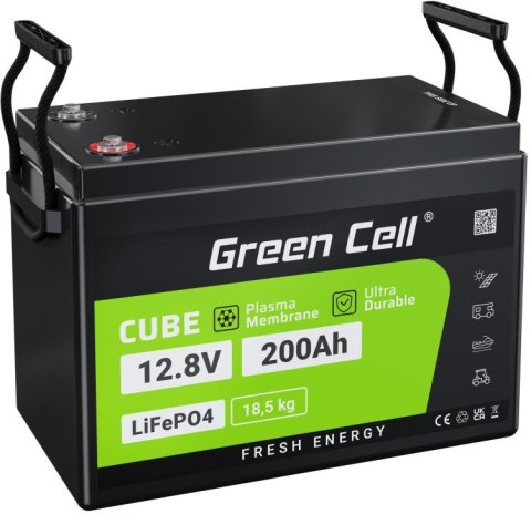 AKUMULATOR LITOWO-ŻELAZOWO-FOSFORANOWY LiFePO4 Green Cell 12.8V 200Ah CAV04S AKUMULATOR LITOWO-ŻELAZOWO-FOSFORANOWY LiFePO4 Green Cell 12.8V 200Ah CAV04S