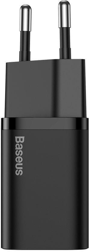 ŁADOWARKA SIECIOWA Baseus Super Si Quick Charger 1C CCSUP-J01 30W 1x USB-C PD 3.0 QC 3.0 CZARNA ŁADOWARKA SIECIOWA Baseus Super Si Quick Charger 1C CCSUP-J01 30W 1x USB-C PD 3.0 QC 3.0 CZARNA